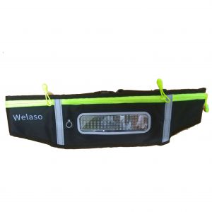 New design fashion outdoor sport belly pouch bag fanny pack led ladies waist bags