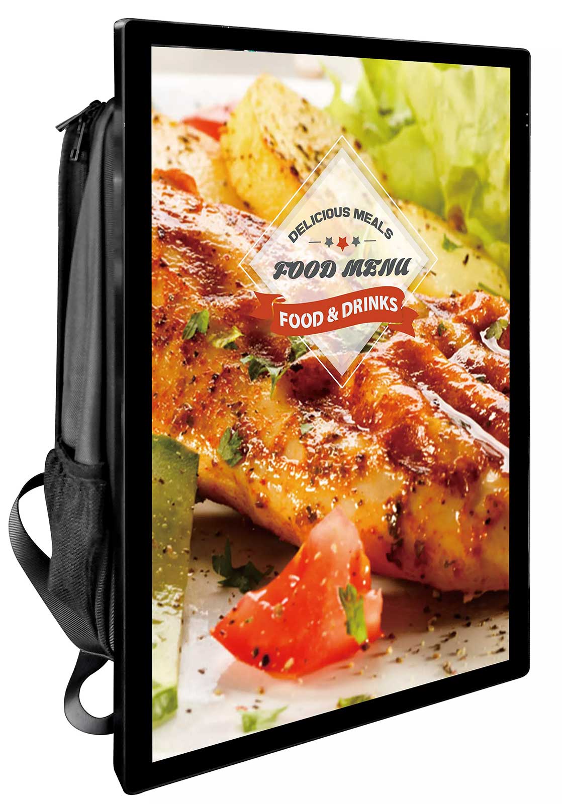 21.5 inch LCD Backpack with Custom LCD Screen